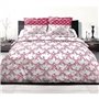 Parure de couette 220x240 cm HOME LINGE PASSION FRISE : Housse de coue