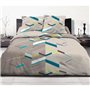 Parure de couette 220x240 cm HOME LINGE PASSION MARCO : Housse de coue