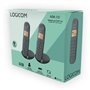 Téléphone fixe sans fil - LOGICOM - DECT ILOA 250 DUO - Noir - Sans ré