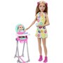 COFFRET BABYSITTER REPAS BEBE - BARBIE - HTK35