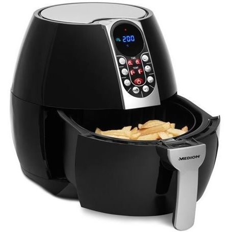 Friteuse a air chaud sans huile - MD 17320 - Panneau de commande numér