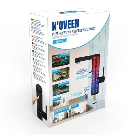 Bouilloire N'oveen PODGRZEWACZ IWH965 Noir Acier inoxydable 3600 W 300