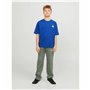 T shirt à manches courtes Enfant Jack & Jones Jorcole Back Print Bleu