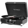 Platine Valise VICTROLA - Bluetooth - 3 Vitesses - Noir