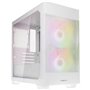 Lian Li LANCOOL 205M Micro-tour Boîtier, Boîtier gaming blanc