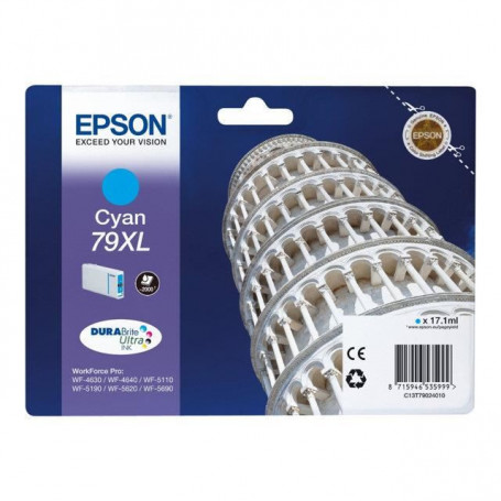Epson 79XL Tour de Pise Cartouche d'encre Cyan 51,99 €