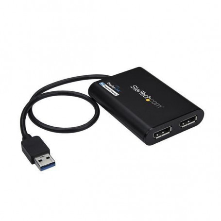 StarTech.com Adaptateur USB 3.0 vers double DisplayPort 4K 60 Hz 52,53 €