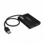 StarTech.com Adaptateur USB 3.0 vers double DisplayPort 4K 60 Hz 52,53 €