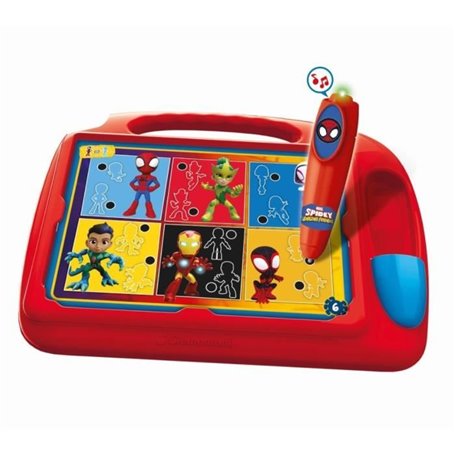 Clementoni - Pupitre Spidey - Jeu éducatif - Découvre les formes, les 