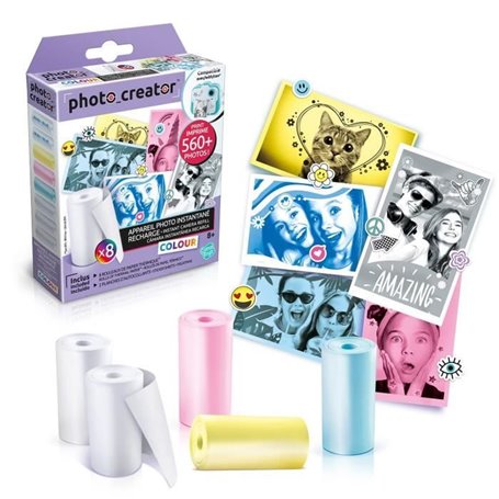 Canal Toys - Appareil Photo Instantané - Kit de Recharge avec Papiers
