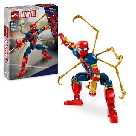 LEGO Marvel 76298 Figurine d'Iron Spider-Man a Construire Jeu de Rôle 