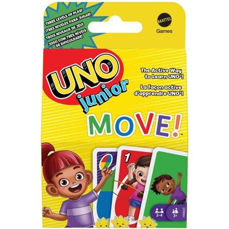 Jeu de cartes UNO JUNIOR - MATTEL GAMES - HNN03 - Pour les enfants de 