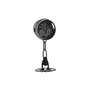 Horloge de table Home ESPRIT Blanc Noir Argenté Métal Verre 18 x 17 x