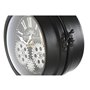 Horloge de table Home ESPRIT Blanc Noir Argenté Métal Verre 18 x 17 x