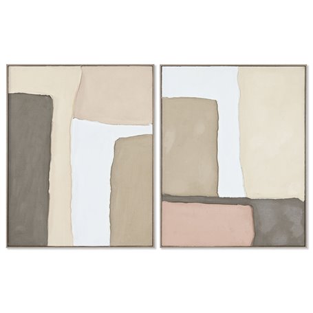 Cadre Home ESPRIT Abstrait Urbaine 82,2 x 4,5 x 102 cm (2 Unités)