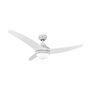 Ventilateur de Plafond avec Lumière EDM Egeo Blanc 60 W