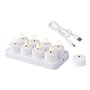 Bougie LED Lumineo 486715 Rechargeable Intérieur (8 Unités)