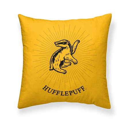 Housse de coussin Harry Potter Hufflepuff Jaune 50 x 50 cm