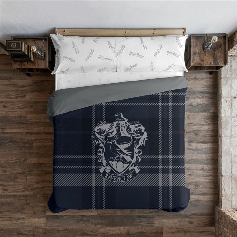 Housse de Couette Harry Potter Classic Ravenclaw Multicouleur 175 Fils 260 x 240 cm Lit king size