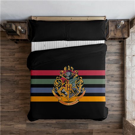 Housse de Couette Harry Potter Hogwarts 200 x 200 cm Lit de 120