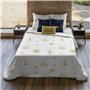 Housse de Couette Harry Potter Hogwarts Gold Christmas 180 x 220 cm Li