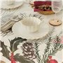 Nappe enduite antitache Muaré Christmas Flowers 300 x 140 cm