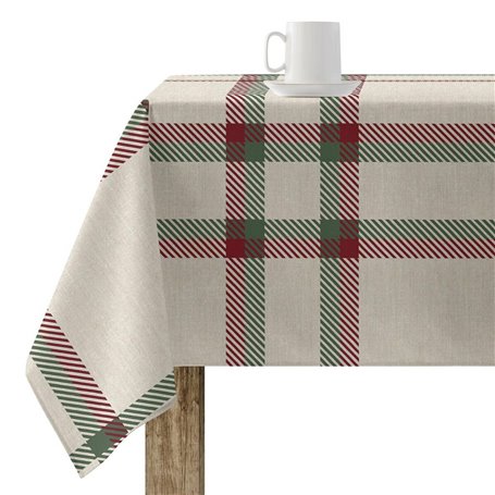 Nappe enduite antitache Muaré Christmas 200 x 140 cm