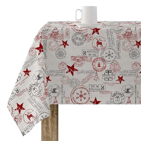 Nappe enduite antitache Mauré Merry Christmas 100 x 140 cm