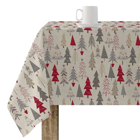 Nappe enduite antitache Mauré Merry Christmas 100 x 140 cm