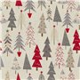 Nappe enduite antitache Mauré Merry Christmas 100 x 140 cm