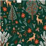 Nappe enduite antitache Mauré Merry Christmas 100 x 140 cm