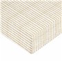 Drap housse Kids&Cotton Huali Bordeaux 60x120cm