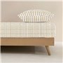 Drap housse Kids&Cotton Huali Bordeaux 60x120cm