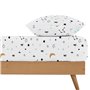 Drap housse Kids&Cotton Dayton Multicouleur 105 x 200 cm