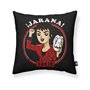 Housse de coussin La casa de papel Chibi B Noir 45 x 45 cm