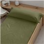 Drap housse Ripshop Liso Vert 140 x 200 cm