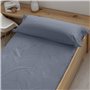 Drap housse Ripshop Liso Bleu 140 x 200 cm
