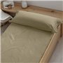 Drap housse Ripshop Liso Marron 180 x 200 cm