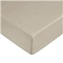 Drap housse Ripshop Liso Marron 105 x 200 cm