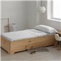 Drap housse Ripshop Liso Blanc 140 x 200 cm