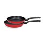 Ensemble de poêles Fagor Rouge Aluminium