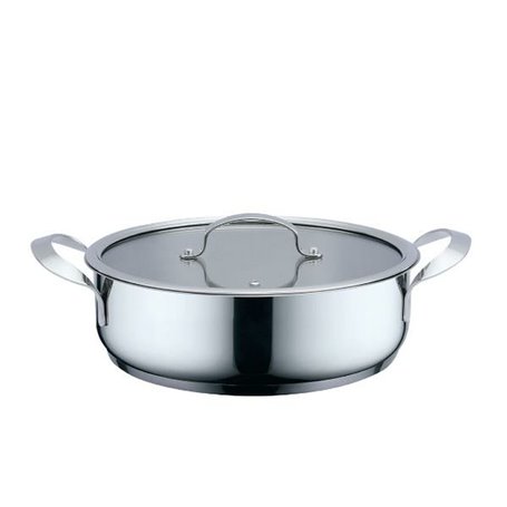 Casserole avec Couvercle Haeger Gris Ø 24 cm