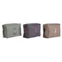 Nécessaire de Voyage DKD Home Decor Marron Vert Bordeaux 20 x 8 x 14 c