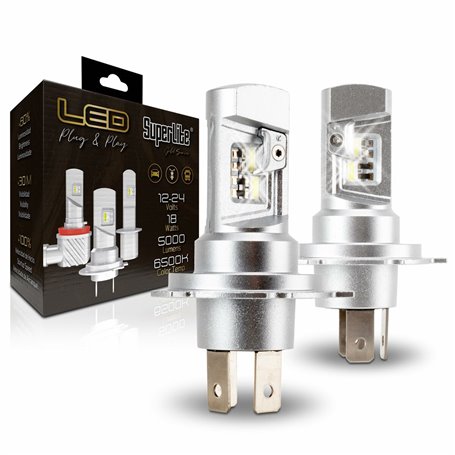 Kit de conversion au Halogène LED Superlite Gold H4 18 W LED
