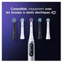 Tête de rechange Oral-B iO Blanc Noir 4 Unités