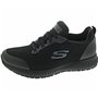 Chaussures de sport pour femme Skechers SQUAD 77222EC BKRG  Noir