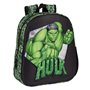 Sac à dos enfant 3D Hulk Noir Vert 27 x 33 x 10 cm
