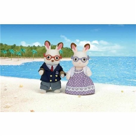 Figurine daction Sylvanian Families 5190 Grandparents Rabbit Chocolate