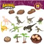 Ensemble de Figurines Colorbaby 19 Pièces Dinosaures Plastique 17 x 9 