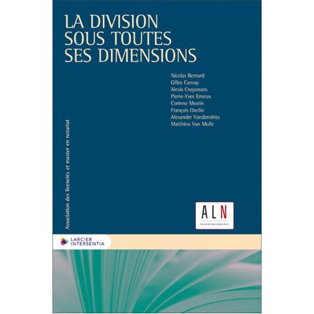 La division sous toutes ses dimensions